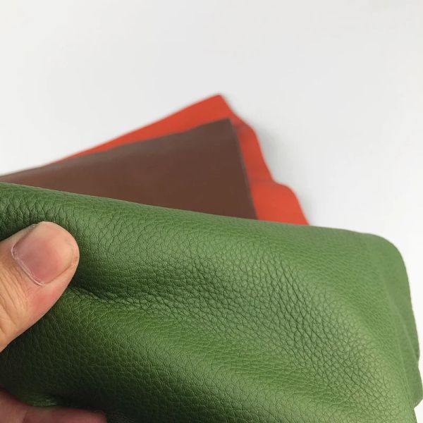 5pcs weiches Kuhpferds Material Stoff, echtes Leder für Möbel DIY Kunsthandwerk Nähzubehör mit echtes Leather-Fabric