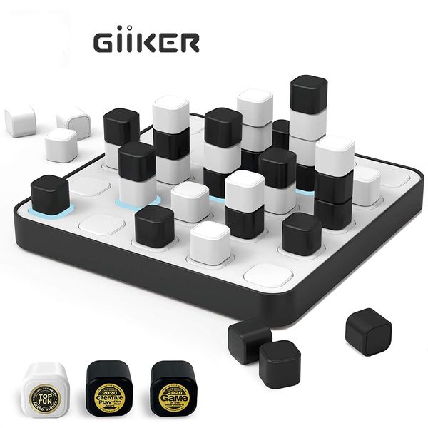 Giiker AI Smart Four Connected Magnetic 3d Four in un gioco di riga con un gioco da tavolo abilitato per app intelligente AI