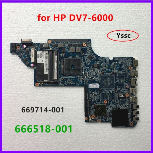 Scheda madre 666518001 /645384001 /669714001 Mainboard per padiglione HP DV76000 Laptop Motherboard DDR3 100% completamente testato