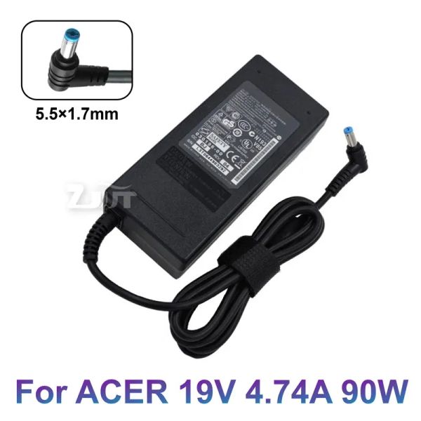 Adattatore 19V 4.74A 90W 5.5x1.7mm Caricatore di potenza per laptop AC Adattatore per ACER Aspire 4710G 4720Z 5750G 5755G 7110 9300 ADP090CD E5572G536W