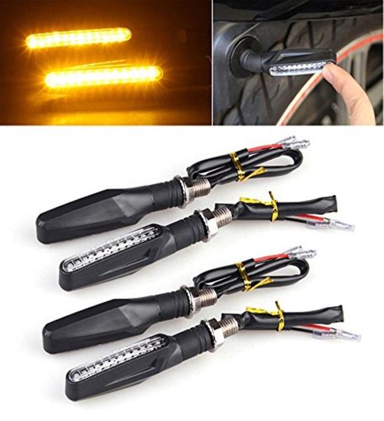 Acessórios para motocicletas de 4pcs 12V LED Plashing Turn Signal Daytime Correndo luz e luz de freio para Honda Msx125 Monster5670084