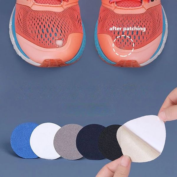 Hole tallone di scarpe Patch di riparazione autoadesiva per sneaker/tallone foro per scarpe toeburst riparazioni adesivi protezione