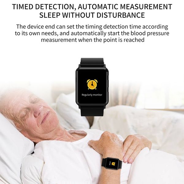 Monitoraggio della pressione sanguigna per la pressione arteriosa più vesa più venduta con orologio anziano con pompa ad aria doppia orologio sfidmomanometro