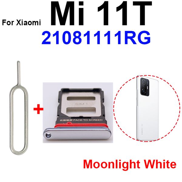 SIM CARTO BAYS SLOTO PARA XIAOMI MI 11T MI 11T PRO 21081111RG 2107113SG LEITOR SIM SIM CARD