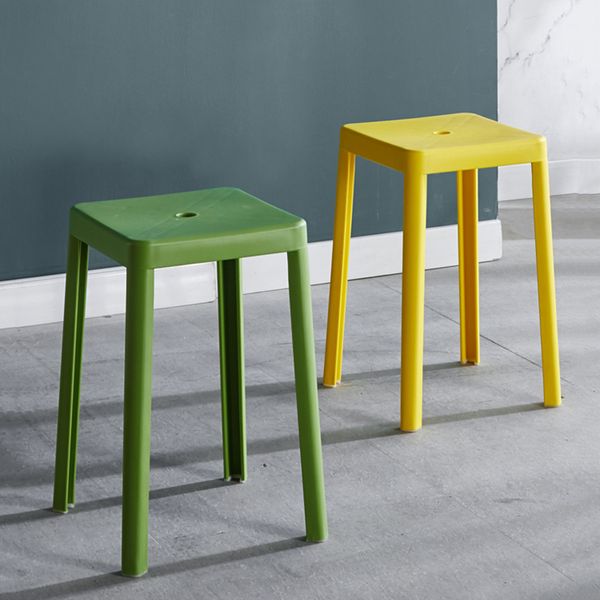 Móveis nórdicos Plástico Plástico High Stool Simples Modern Dining Dining Sala de estar cadeira de estar móvel Bancos de barra de assento