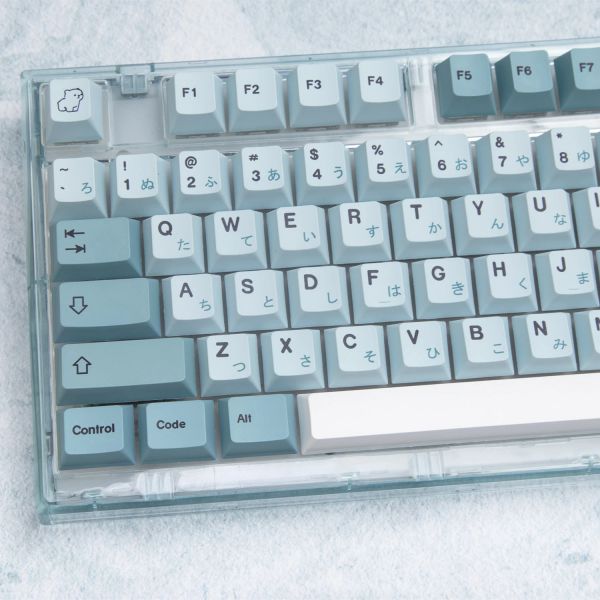 Teclados 139 key iceberg iceberg ictergcaps pbt keycap corante sublimação perfil cereja para cherry mx teclado mecânico gk61 gk64 nt75