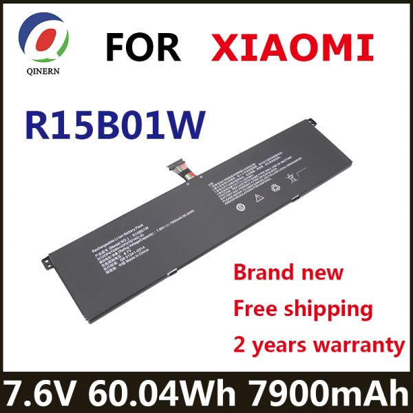 Batterie batterie R15B01W 7.6V 7900Mah 60,04Wh Batteria per laptop per Xiaomi Pro I5 15.6 