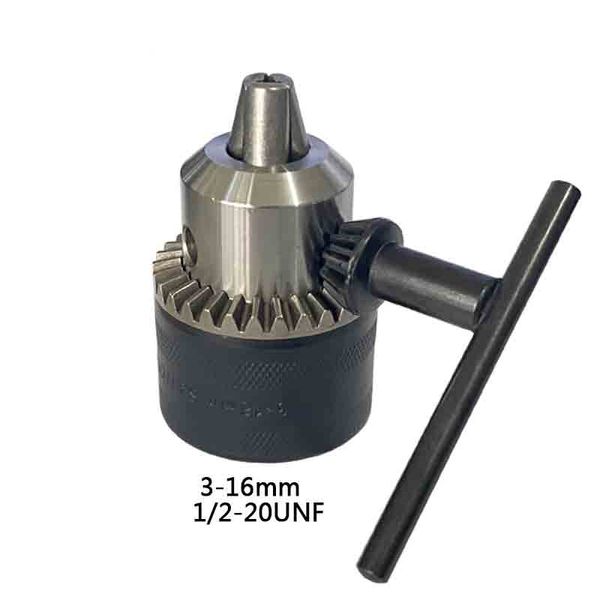 Adattatore per trapano a mandrino da 16 mm converti converti la chiave d'impatto in trapano elettrico-1/2 
