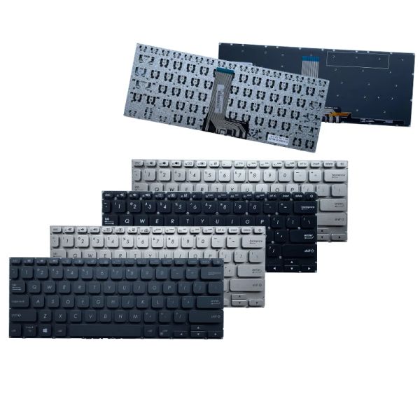 Teclados para laptop sp/americanos para o asus vivobook x412 x412fa x412u r423 v4000u v4000d v4000f r424 r424f r424fa a412 a412d a412fl a412da