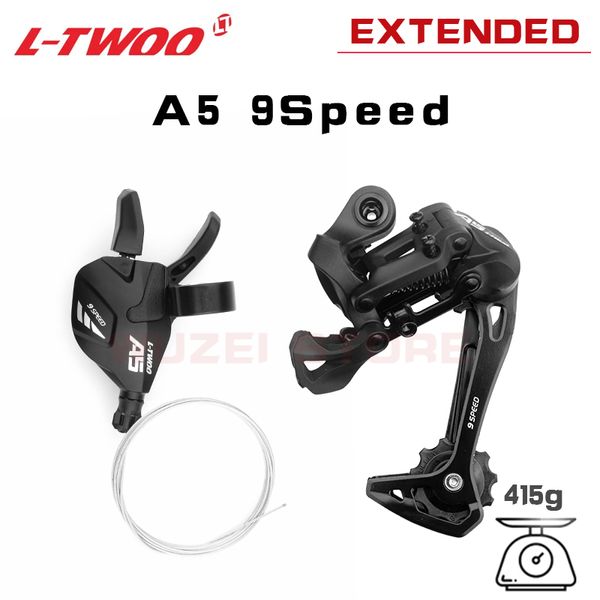 LTWOO SHIFFIT ASSIGLIO A5 A5 LTWOO Cassetta DERILLEUR POSTERIORE KMC X9 SUSHINE DI SOLLE DI SOLO 9V 28/32/42/46/50/52T GROUPSET BIKE SHIMANO