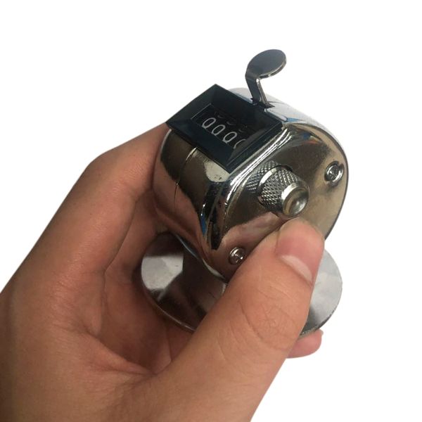 Número portátil de 4 dígitos contador de contador de contador de mão mini -mecânica Manual Digital Counting Hand Click Golf Clicker Q84D