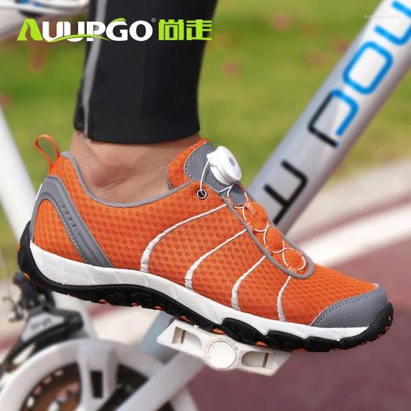 Sapatos de ciclismo Taobo original Auupgo Athletic Bicycle for Men Mulheres Bike Bike Breathable Wading Lace Free Ultra Light Sneaker Ciclismo