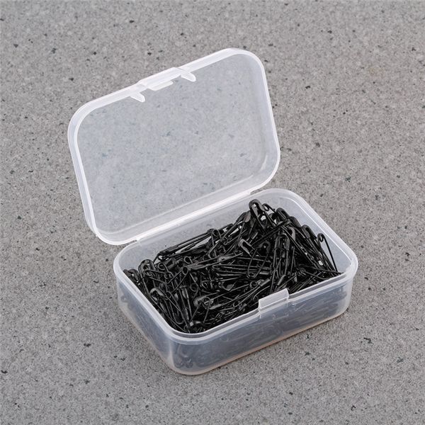 500 Stück/Box Mini Sicherheitsstifte Metall Silber Golden Schwarz Anti Copper 20mm Sicherheitsnadel DIY Schmuck Befunde