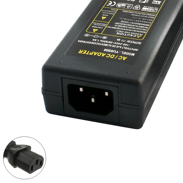 AC/DC -Quelle 220 V bis 12 V 5V 24 V Universal Adapter Netzteil 1A 2A 3A 5A 6A 8A 10A Stromadapter Ladegerät 5,5 mm * 2,5 mm EU US