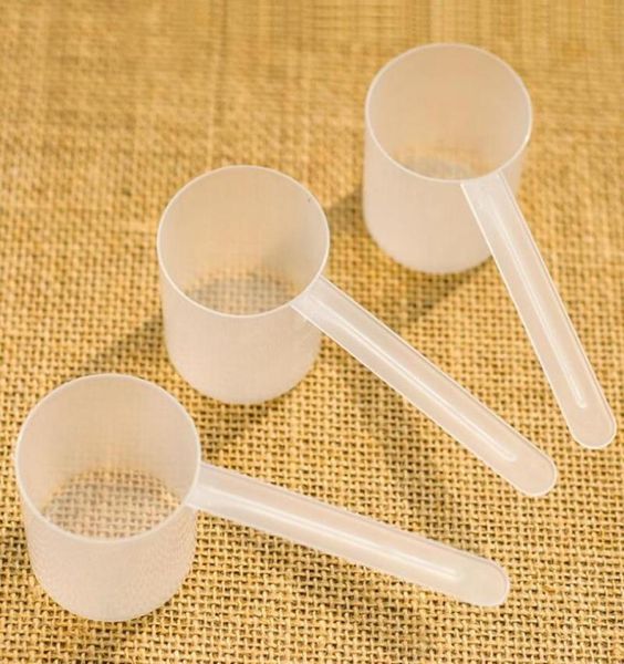 30 Gramm 60 ml transparente Plastik -HDPE -Schaufelöffel für Milchwaschpulver Pulver LX36449600331