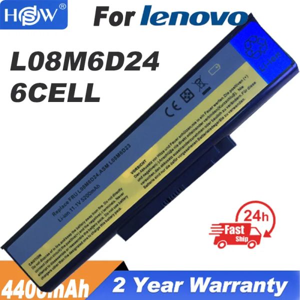 Батареи Новая батарея для ноутбука для Lenovo IBM L08M6D23 L08M6D24 E43 E43A E43G E43L K43 K43A K43G K43P K43S БАКАТИ