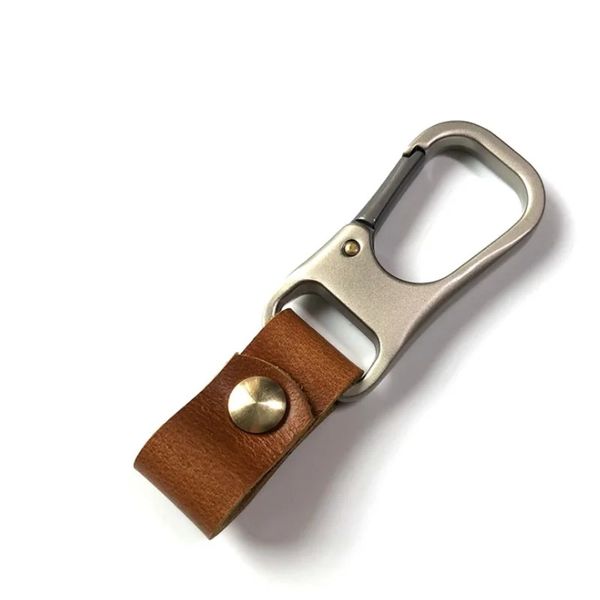 Handmade de couro genuíno key smart carteira diy carthain edc bolso de bolso suporte chaves organizador de qualidade encantos de qualidade