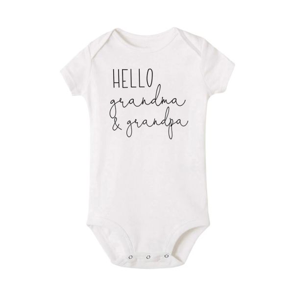 Überraschung Sie werden Großeltern Baby Bodysuit Schwangerschaft Ankündigung Baby Kleidung Kleinkinder Bodyuit neue Großeltern Geschenke