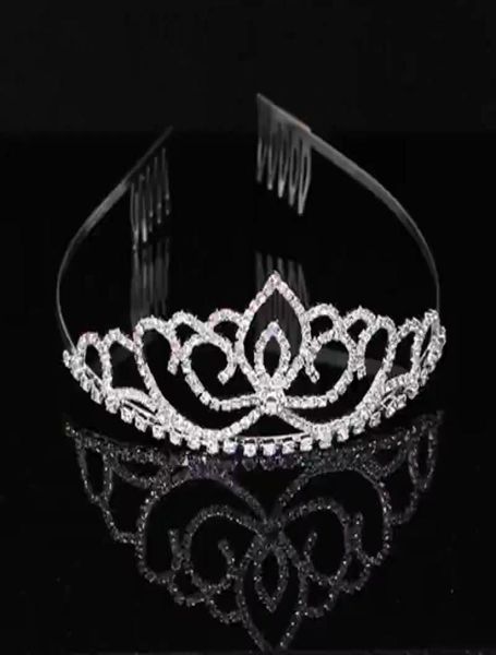 Braut Kopfbedeckungen Tiaras Kronen mit Strassstichen Schmuck Festzug Abend Prom Party Performance Kristall Hochzeit Tiaras Accessoires3453878