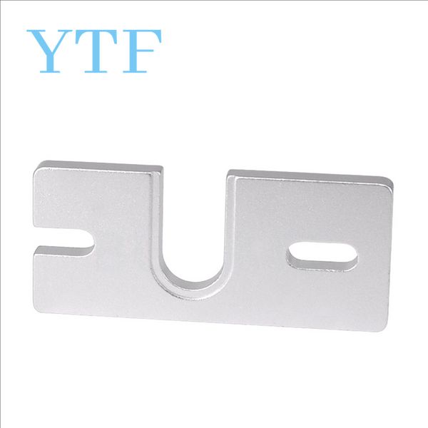 V5 V6 Placa de montagem em bloco de alumínio V6 Repalpia em forma de U para Kossel E3D V5/V6 Placas fixo de impressora 3D Bloco de ferradura quadrada