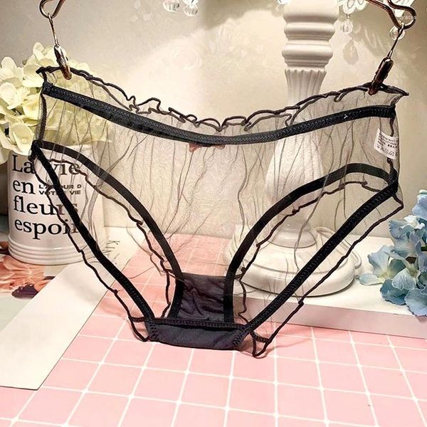 Frauen Höschen Frauen sexy Spitze transparent Sommer weiblich reine Baumwolldrehung atmungsaktiven weichen Dessous