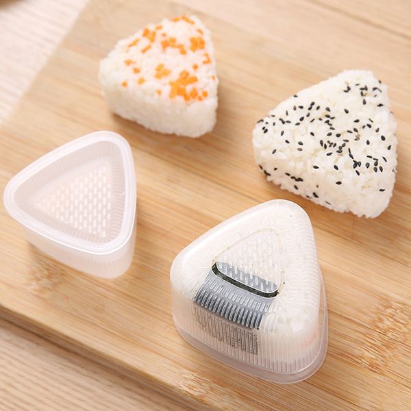 2 SET TRIANGLE SUSHI MOLD ONIGIRI RICE BOLA BENTO SUSHI FAÇA ACESSORES DE CONUTAIS DE FERRAMENTAS DIY DIY DIY