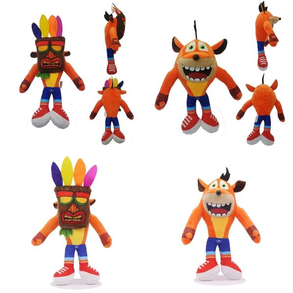 La bambola peluche più venduta di Amazon nella serie di trilogy di Bandicoot Crazy Bandicoot, Crash Bandicoot