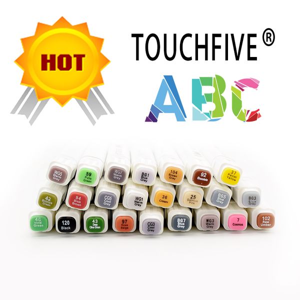 TouchFive Dual Head Art Marker Set Allog Sketch Marker