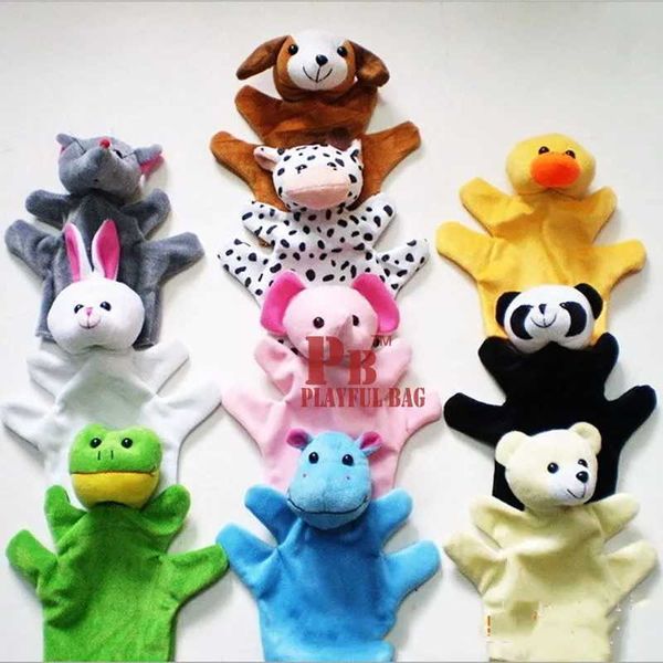 Plüschpuppen 10 Tierhandpuppen Geschichten Erzählen Sie Finger Puppet Toys Puppen Weihnachtsgeschenke J240410