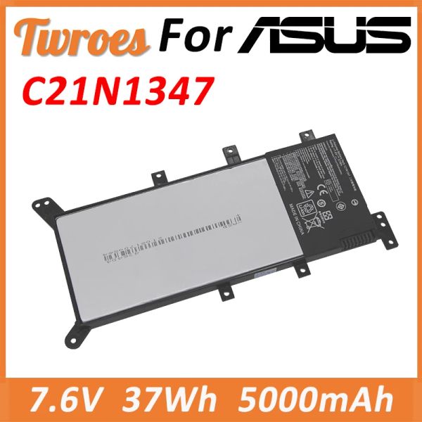 Batterie batterie laptop C21N1347 37Wh 7.5V 5000Mah per ASUS X554L X555 X555L X555LD X555LF X555LP X555LI X555LA X555LB X555LN2ICP4/63/134