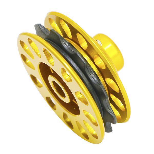 1PCS Chain Tension Refit Tower Wheel dobring Bike traseiro Deleurs Disc-DISC 2/3/6 Guia de corrente de velocidade para Brompton