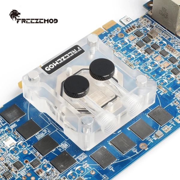 Raffreddamento FreezeMod GPU Core Block di raffreddamento Supporta il tono foro da 5161 mm, scheda video grafica Cooler 5V/12V RGB Motherboard Aura Sync Vgathc