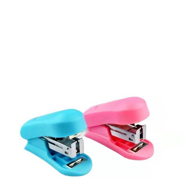 1pcs Mini Stapler Set Staples Paper Binder Stationerie Büro -Bindungswerkzeuge Schullieferungen Kawaii Briefpapier