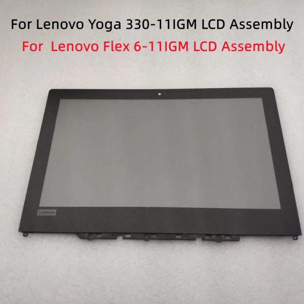 Schermata Yoga 330 11igm Touch Digitazer Glass anteriore vetro da 11,6 pollici per laptop Matrix Pannello LCD Flex 6 11igm per Lenovo Yoga 330 Touch