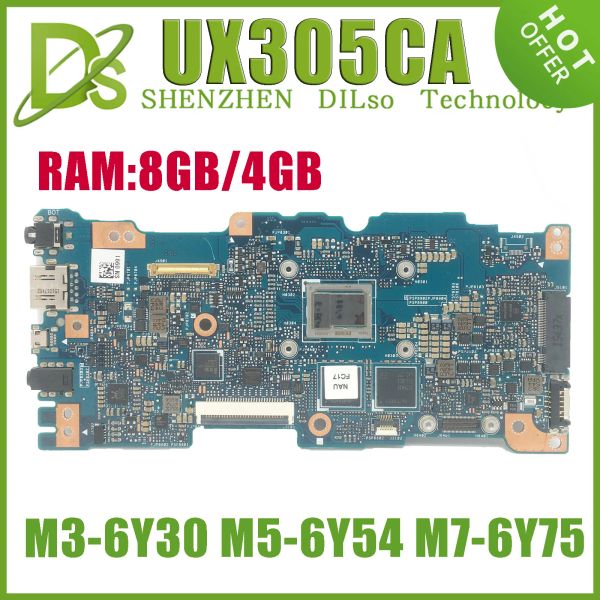 Материнская плата Kefu UX305CA с M36Y30 M5 CPU 4GB 8G RAM Mainboard Rev 2.0 для Asus Zenbook UX305 UX305 UX305C Материнская плата ноутбука 100% протестирован