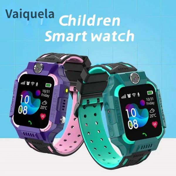 Relógios Q19 Crianças Smart Watches GPS Tracker Telefone para meninos meninas Touch Screen Camera Sport Smart Watch Antilost SOS Learning Toy