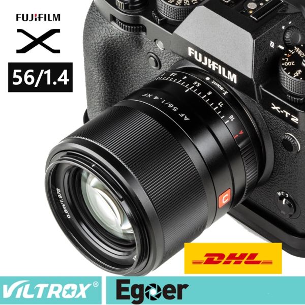 Acessórios Viltrox 56mm F1.4 STM LENS AutoFocus para Fuji Xmount Câmeras sem espelho xpro3 XT2 XT3 XT4 XT20 XT30