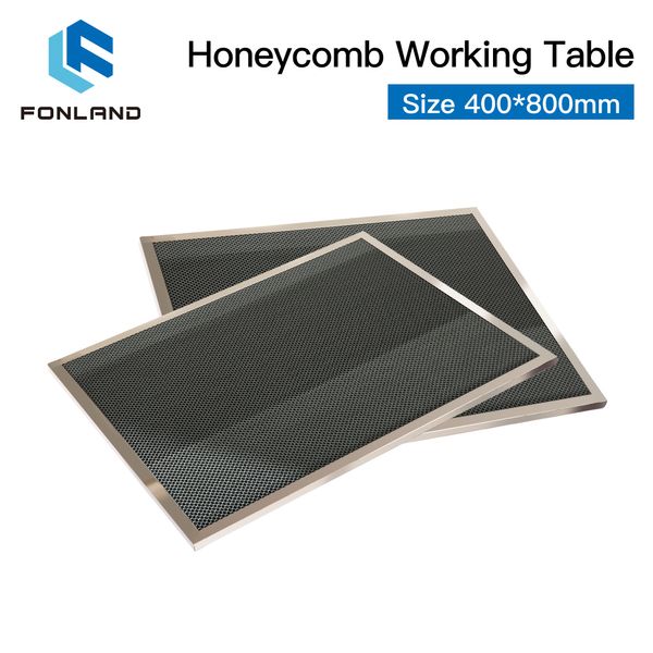 Fonland Honeycomb Arbeitstabelle 400*800 mm anpassbarer Größenplattform Laserteil für CO2 -Laserstecher Schneidemaschine