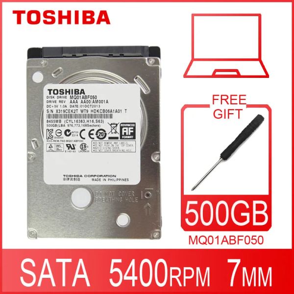 Laufwerke Toshiba Laptop Festplattenscheibe 500 GB 500 g interner HDD HD 2,5 