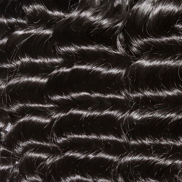 7a capelli vergini peruviani sciolti fasci di tessitura profonda onda naturale al 100% capelli all'ingrosso di colore naturale capelli spessi doppi disegnati