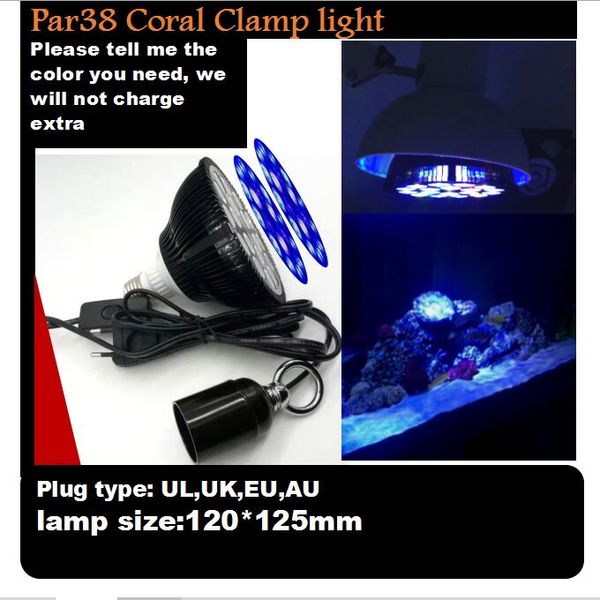 Lâmpada de lâmpada de coral ladrão de aquário ladrelier iluminação de peixe lâmpada de lâmpada de lâmpada de lâmpada de coral led de coral lâmpada de coral algas do cárter