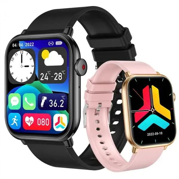 Uhren Smart Watch QX9 Bluetooth Call Music AI Voice 1.96inch Big Screen Outdoor Sport Fitness Tracker Health Monitor SmartWatch