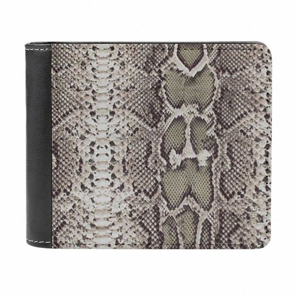 Snakeskin stampare nuovi uomini portafogli in pelle per uomo borsa portafoglio maschio portafoglio di alta qualità loolyelzayat texture animali rettili y59l#