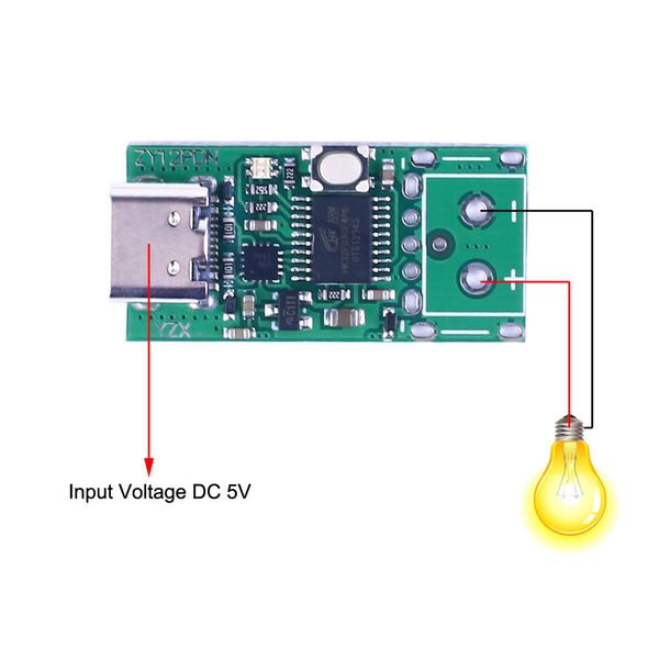 Placa de gatilho USB tipo C Tipo C PD PD2,0 3.0 QC 2.0 3.0 Suporte Display LED Disperador Detector de testador de medidores de tensão 5V 12V 20V Out