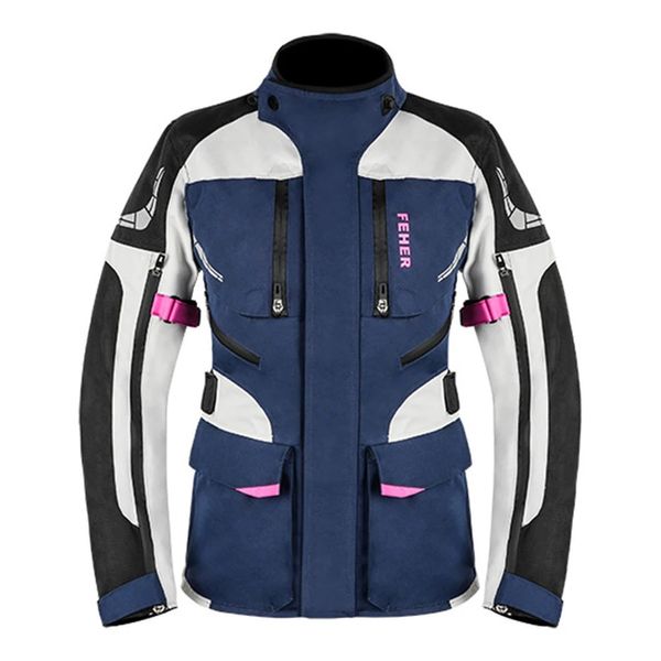 S3XL Pink Antifall Antifall Motorcycles Protection Equipamento de desgaste da jaqueta de corrida refletora de corrida de motocross à prova d'água 240402
