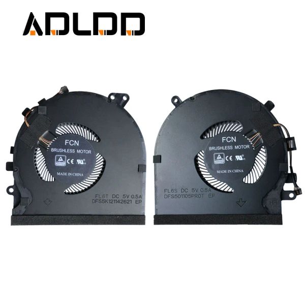 PADS Laptop CPU GPU REFRIGENDO DE RELA BLADE 15 RZ090270 RZ090300 DFS5K121142621 DFS501105PR0T EP FL6S FL6T