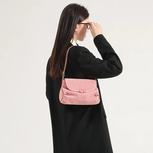 Totes ailuxi de grande capacidade de design exclusivo bolsa mensageira rosa garotinha ombro diariamente passageiro diário crossbody