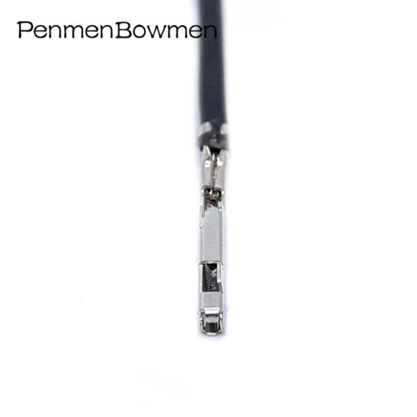 1,0 mm Auto Electrical Draht Spleißkrimpanterminal Draht weibliche Stecker Messing für Socket Plug M34S75C4F2 mit 18AWG -Kabel