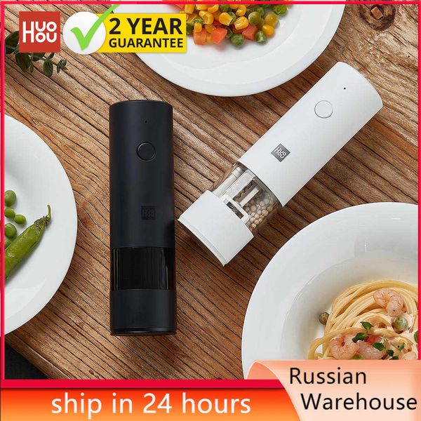 Huohou Electric Grinder Pepper Specings Specs Mulino Sale Sale a LED LED 5 Modalità cucina cucina cucina cucina