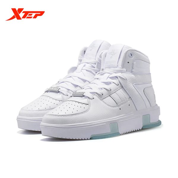 Boots XTEP Jeremy Lin Basketball Sapatos culturais novos sapatos de casal masculino NONSLIP High Top Up Sports Casual Shoes 880419126571